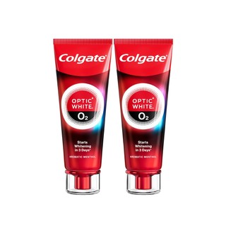 [Livestream] Bộ 2 Kem Đánh Răng Colgate Optic White O2 Oxy Hoạt Tính trắng răng 3 ngày 85g