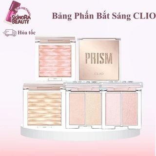 Phấn Bắt Sáng Clio Prism Air Highlighter 2 Màu Bắt Sáng Highlight Clio 2 Ô Căng Bóng Nổi Bật Làm Sáng 7g -Skinora Beauty