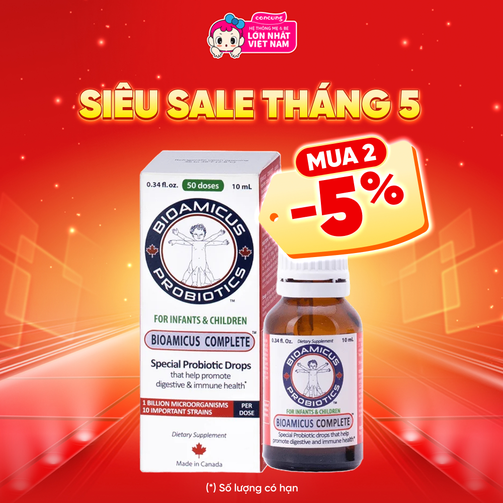 Men vi sinh 10 chủng BioAmicus Complete 10ml | Shopee Việt Nam
