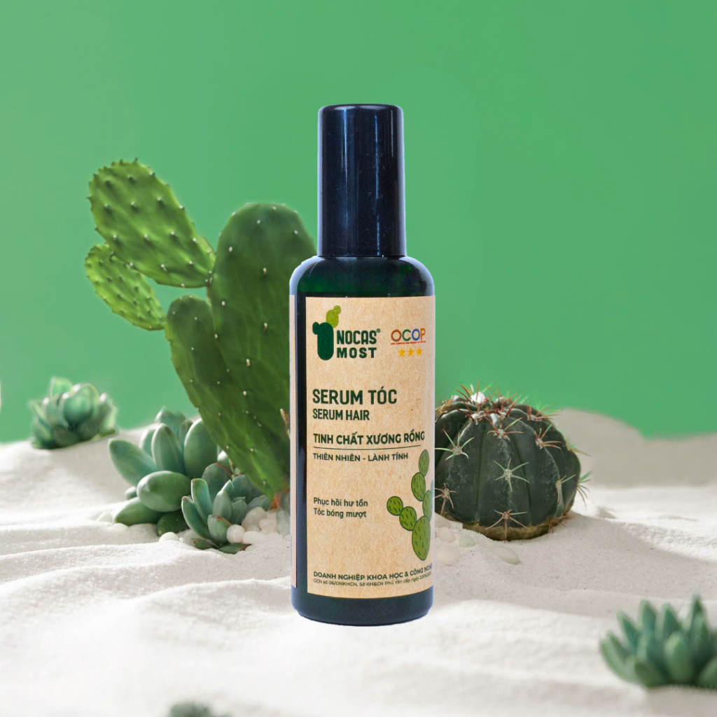 Serum Hair thiên nhiên Nocas Most chiết xuất từ Xương rồng dưỡng tóc, chăm sóc phục hồi tóc 100ml