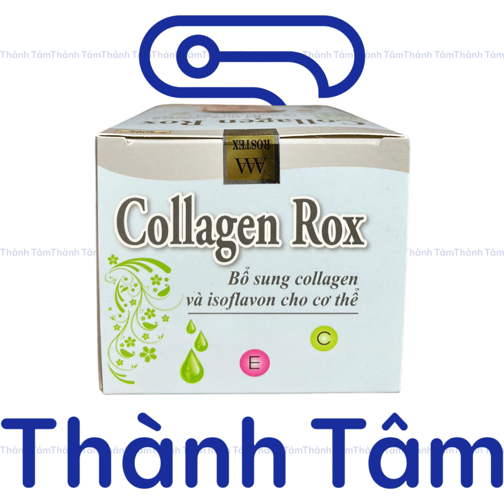 Viên uống trắng da COLLAGEN ROX TRẮNG hỗ trợ làm đẹp da, giảm nám mờ thâm - Hộp 60 viên