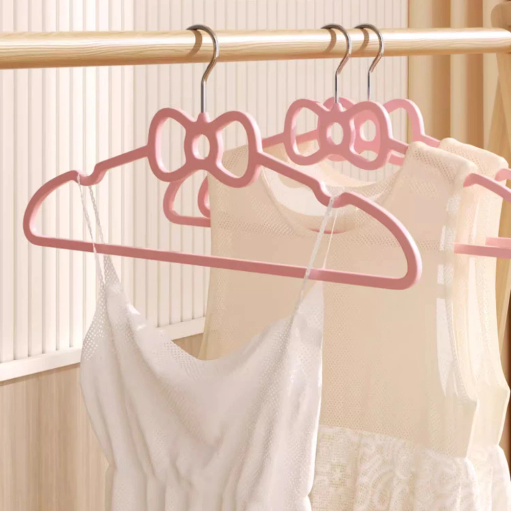 Combo 50 Móc Treo Quần Áo Nhựa PP Dẻo Dai, Mắc Áo Có Rãnh Chống Trượt, Treo Váy 2 Dây Tiện Lợi