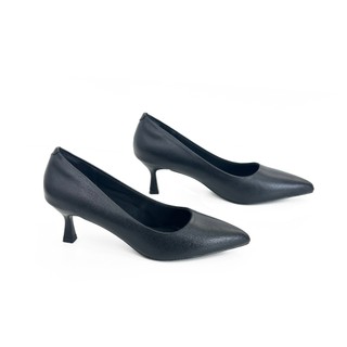 Giày Cao Gót Công Sở 5P HADU M5127 Bít Mũi Da PU Cao Cấp Êm Mềm Đế TPR Chống Trượt BH 12T