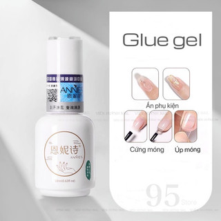Glue gel úp móng , ẩn phụ kiện , làm cứng móng 3 trong 1 ANNIES chính hãng 18ml