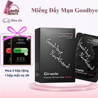Miếng Đẩy Mụn Đầu Đen Good bye Blackhead Ciracle Mặt Nạ Lột Mụn Đầu Đen Good Bye Hộp 20 Miếng - Skinora Beauty
