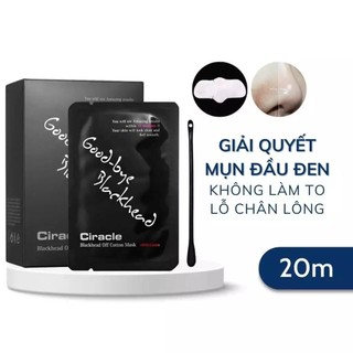 Miếng Đẩy Mụn Đầu Đen Good bye Blackhead Ciracle Mặt Nạ Lột Mụn Đầu Đen Good Bye Hộp 20 Miếng - Skinora Beauty