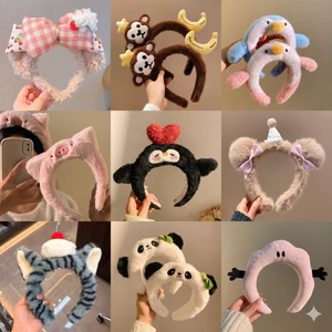 Bờm lông cute băng đô cài tóc hoạt hình ngộ nghĩnh phụ kiện tóc xinh xắn phụ kiện tóc dễ thương
