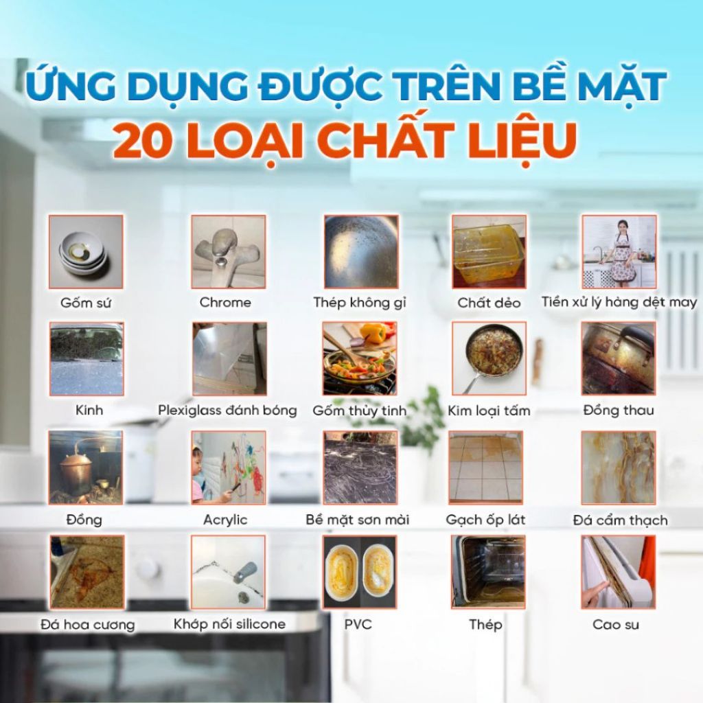 Chai sạch nhà bếp Cleanz hương chanh dung tích 450ml, chai xịt tẩy dầu mỡ cặn bám nồi chảo inox