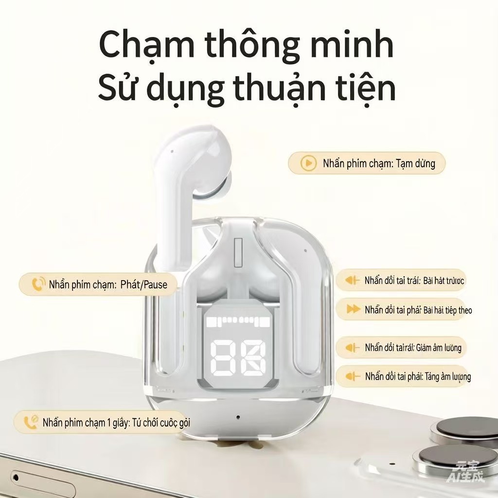 Tai nghe không dây HK03 với âm thanh chất lượng cao