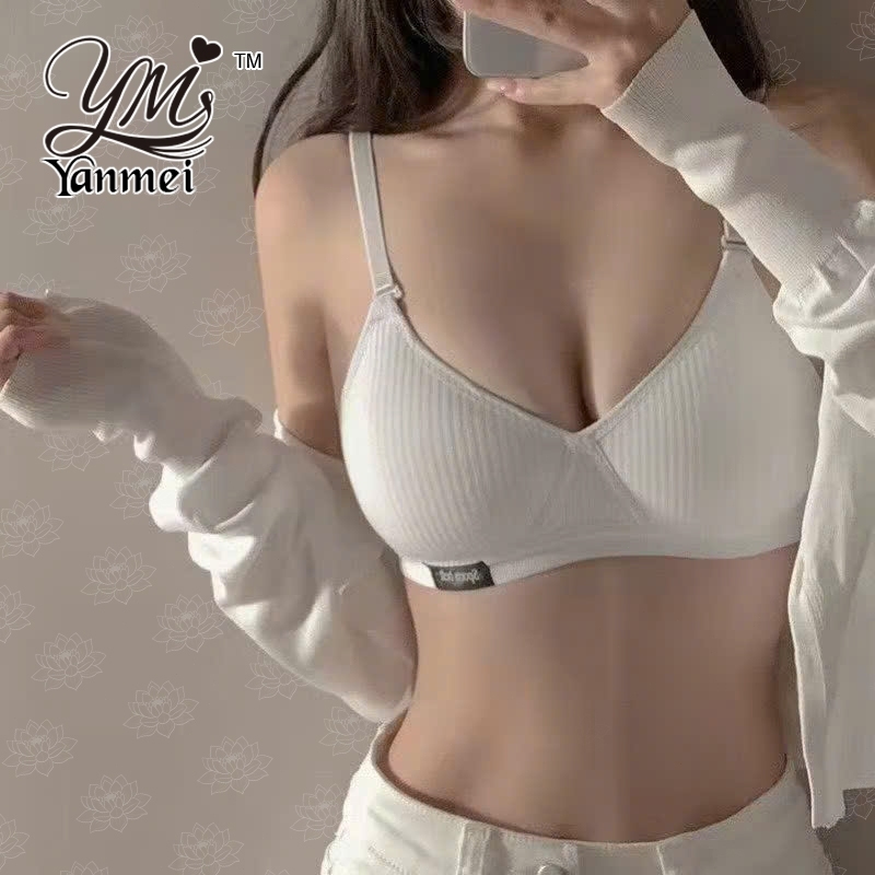 Áo Lót Nữ Sinh Không Gọng Cotton Mềm Mại Form Ôm Ngực  1852