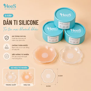 Miếng Dán Ngực Silicon Trong Suốt Che Nhũ Hoa Siêu Mỏng Tái Sử Dụng Nhiều Lần EvaBra H999