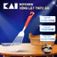 Xẻng lật thức ăn bản rộng có rãnh Sạn Lỗ Inox Kai bằng inox cao cấp Nhật Bản cán đỏ KAI DE5832