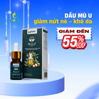 Dầu Mù U M.U.U làm mềm mượt và giảm khô da, cải thiện độ đàn hồi da (10ml)