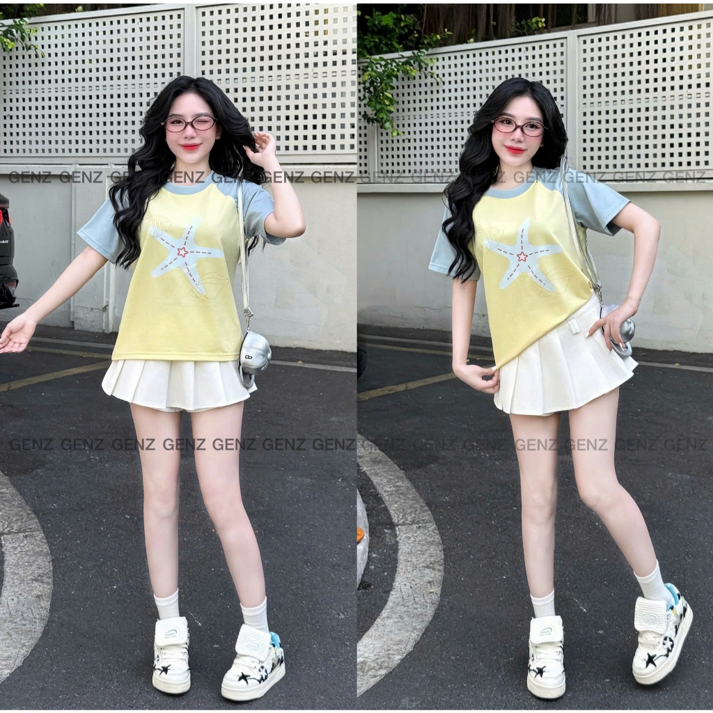 Áo Thun BabyTee SAO BIỂN Dễ Thương Đi Biển Mùa Hè Chất Cotton