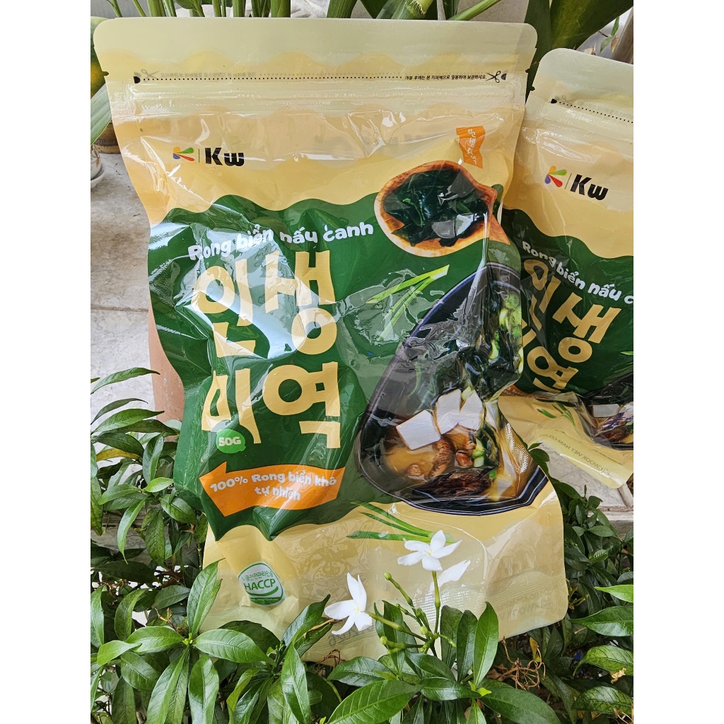Rong Biển Khô Nấu Canh Hàn Quốc – Gói 50g, Loại Tươi Sạch, Giàu Dinh Dưỡng