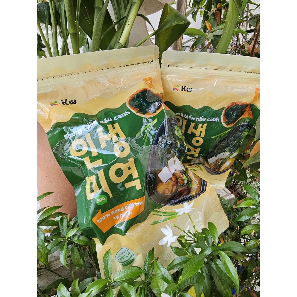 Rong Biển Khô Nấu Canh Hàn Quốc – Gói 50g, Loại Tươi Sạch, Giàu Dinh Dưỡng