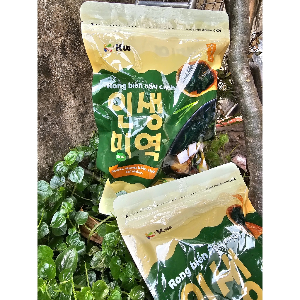 Rong Biển Khô Nấu Canh Hàn Quốc – Gói 50g, Loại Tươi Sạch, Giàu Dinh Dưỡng