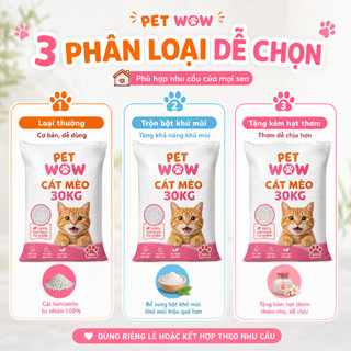 Cát Mèo 30kg Combo Phù Hợp Nhu Cầu Thơm Lâu, Khử Mùi - RẺ VÔ ĐỊCH