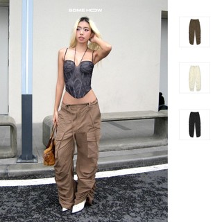 [Deal Độc Quyền] Quần Dài Nữ Ruffle Side Style, Chất Vải Dù Hàn Thoải Mái, WQD006, SOME HOW STORE
