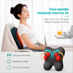 Gối Massage Đa Năng Nhiệt Hồng Ngoại KINGTECH KP-500 - Chuyên Sâu Cổ Vai Gáy, Thắt Lưng - Chính Hãng bảo hành 12 tháng — ảnh 3
