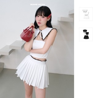 [Deal Độc Quyền] Set Nữ Tube Crop Pleat 3 Pieces, Chất Vải Kaki Hàn Thoải Mái,WSB136, SOME HOW STORE
