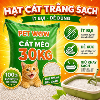 Cát mèo 30kg khử mùi, cát vệ sinh cho mèo khử mùi FREE SHIP TOÀN QUỐC