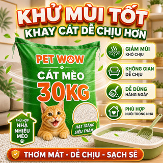 Cát mèo 30kg khử mùi, cát vệ sinh cho mèo khử mùi FREE SHIP TOÀN QUỐC