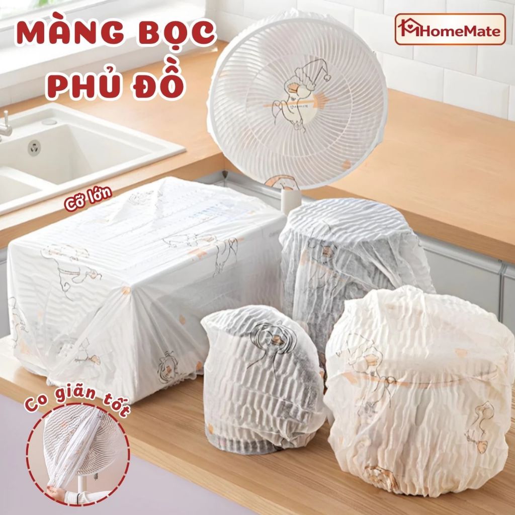 Màng Bọc Phủ Đồ Gia Dụng Vải Không Dệt, Khăn Trùm Chống Bụi Côn Trùng, Tái Sử Dụng Cho Tủ Lạnh Máy Giặt