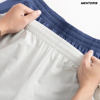 Quần Short Nam MENTORIS, Quần Đùi Vải Gió Dobby Vân Nổi, Form Regular Fit, Thoáng Mát MSR2615