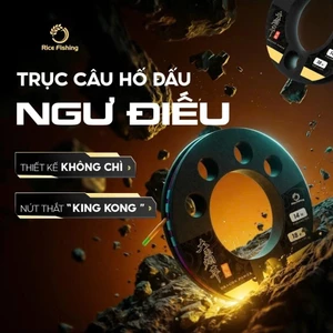 Trục NGƯ ĐIẾU RICE FISHING câu hố đấu chuyên dụng không chì săn hàng DC-31