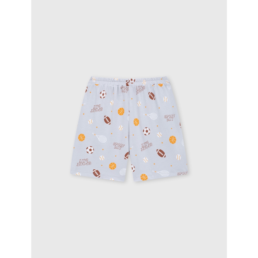 Bộ quần áo bé trai CANIFA bộ pyjama cộc tay quần short chất cotton 100% mềm mịn thoáng mát 2LS26S006
