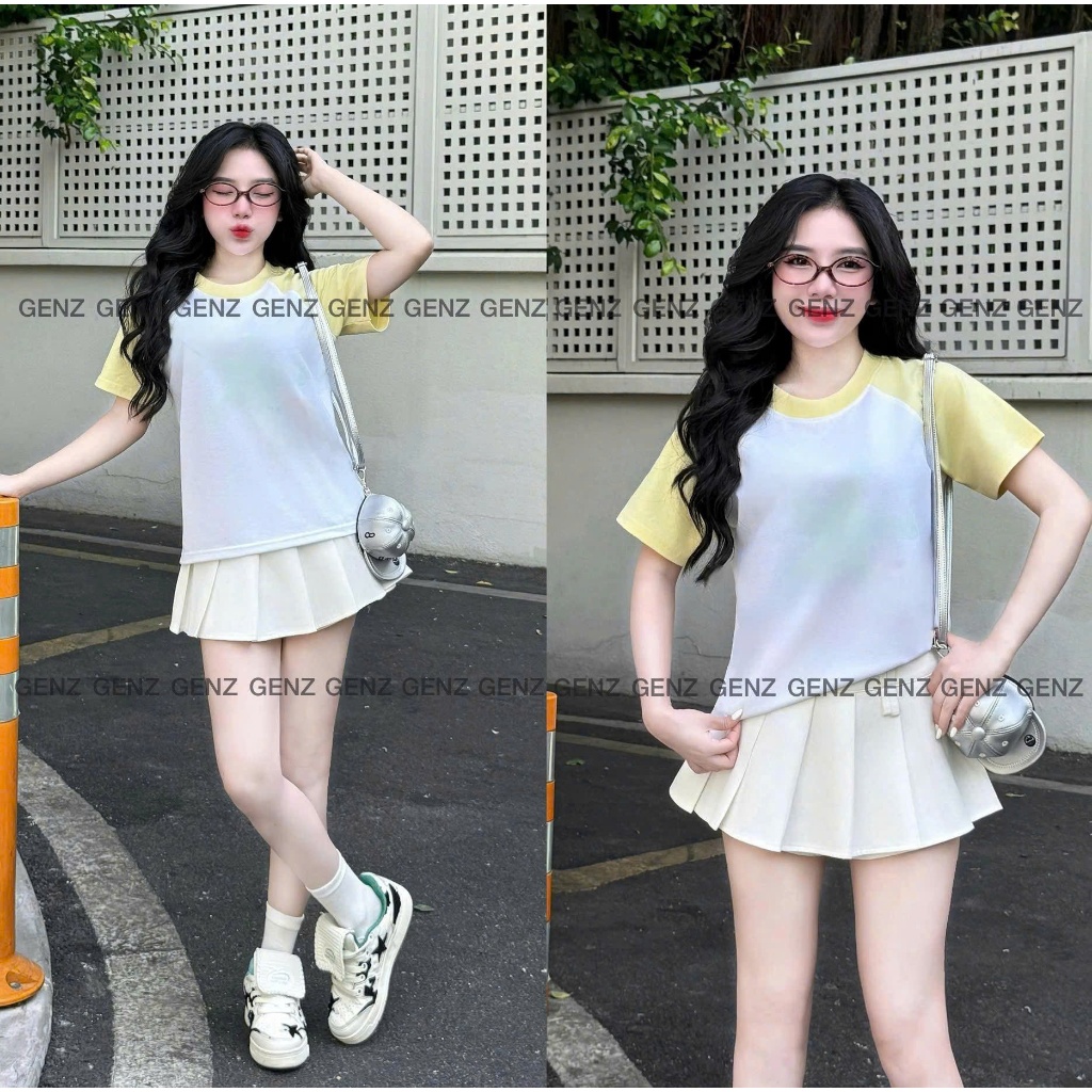 ÁO THUN BABYTEE RAGLAN PHỐI TAY TRƠN DỄ PHỐI ĐỒ BBT2026