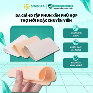 Da Giả Tập Phun Xăm Khổ A5 Da Tập Phun Xăm Thẩm Mỹ, Phù Hợp Thợ Mới Học Và Chuyên Viên