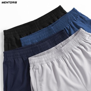 Quần Đùi Thể Thao Nam MENTORIS Vải Gió Nhanh Khô, Form Regular Fit, Thoáng Khí Dễ Vận Động MSR2617