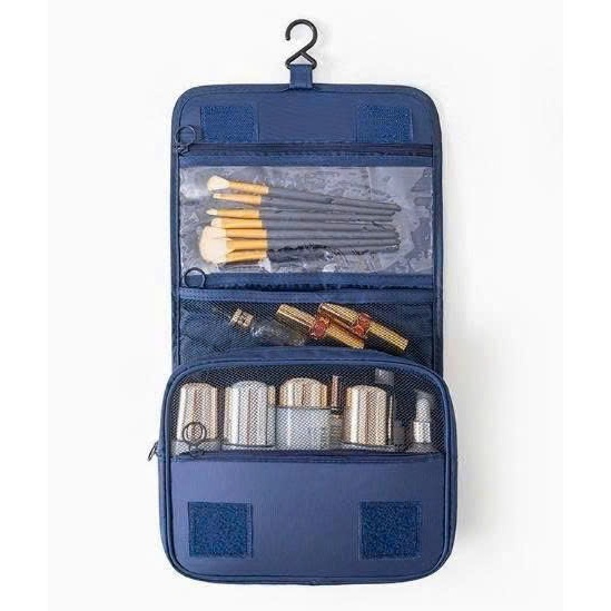 H74_Túi đựng mỹ phẩm phụ kiện điện thoại, cáp sạc, pin dự phòng có móc treo tiện dụng