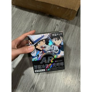[GACHA /hàng sẵn] Combo gói Huy hiệu và thẻ Kaito Kid / Conan Thám tử lừng danh / huy hiệu 75mm và thẻ card fullbox