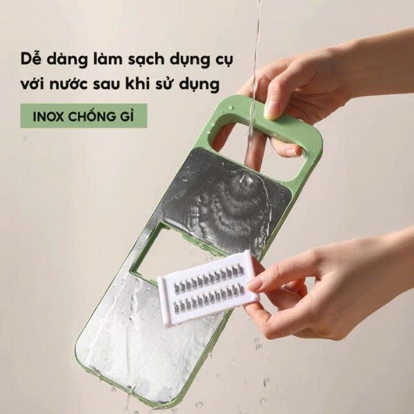 H76_Dụng cụ thái rau củ 6 lưỡi dao, cắt nhanh, bào mịn