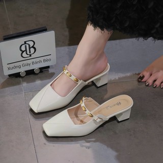 Dép Sục Nữ cao 3P và 5P Dễ mix mọi outfit, từ basic đến cá tính Giày Bánh Bèo mã DepsucBean
