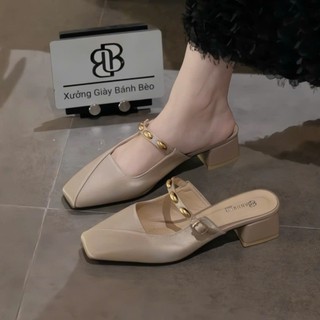 Dép Sục Nữ cao 3P và 5P Dễ mix mọi outfit, từ basic đến cá tính Giày Bánh Bèo mã DepsucBean