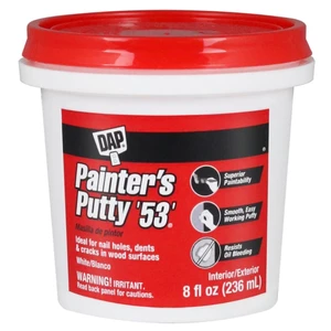 BỘT TRÁM VẾT NỨT GỖ DAP 236ML PHA SẴN MÀU TRẮNG