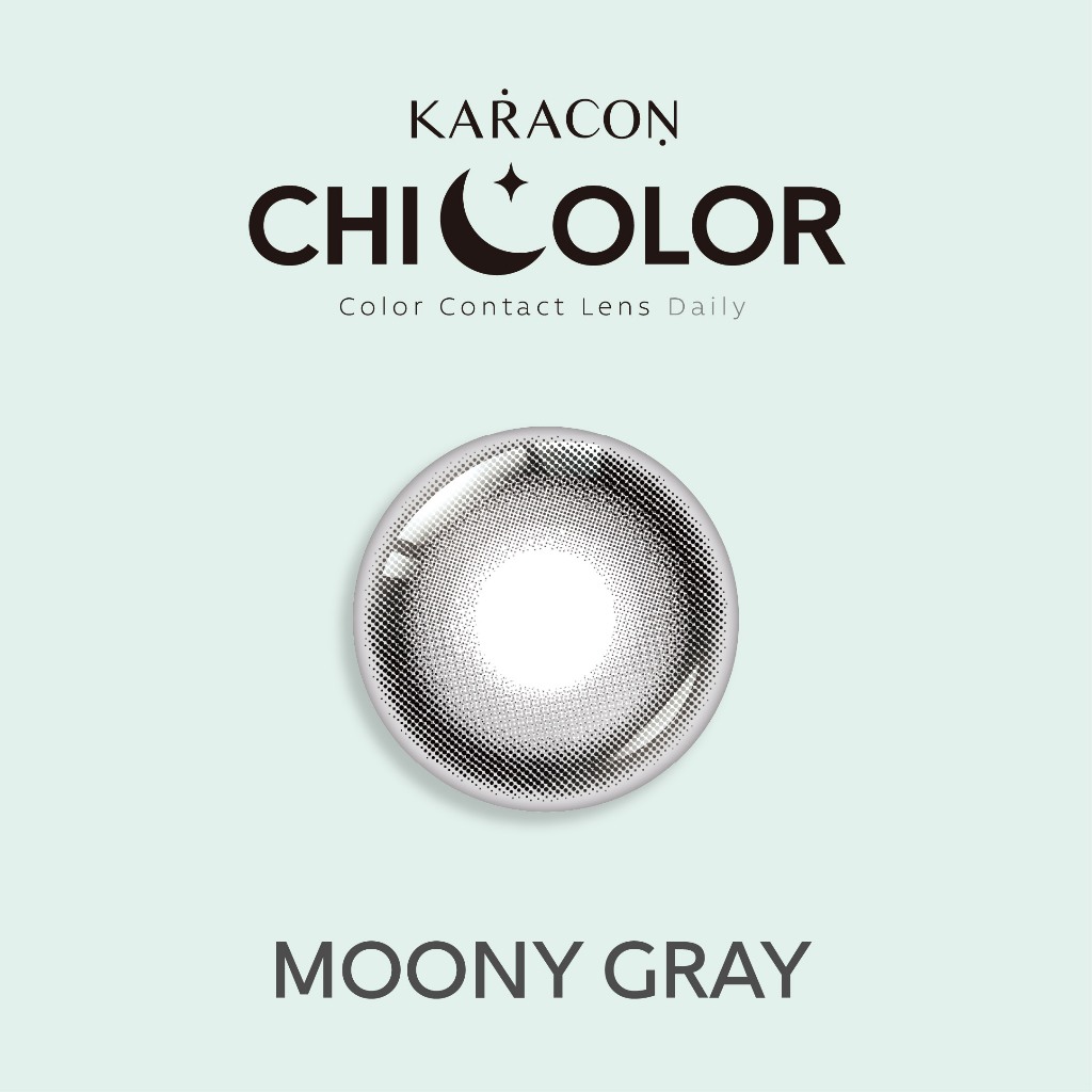 [Lens 1 Ngày] - Lens Highlight Khóa Trục KARACON CHICOLOR - #42 Moony Gray (2 Chiếc)