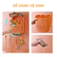 Ống Đựng Đũa Treo Tường Có Nắp – Hộp Đựng Muỗng Nĩa Chống Bụi, Thoát Nước, Gắn Tường Tiện Lợi Có Móc Treo