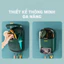 Ống Đựng Đũa Treo Tường Có Nắp – Hộp Đựng Muỗng Nĩa Chống Bụi, Thoát Nước, Gắn Tường Tiện Lợi Có Móc Treo