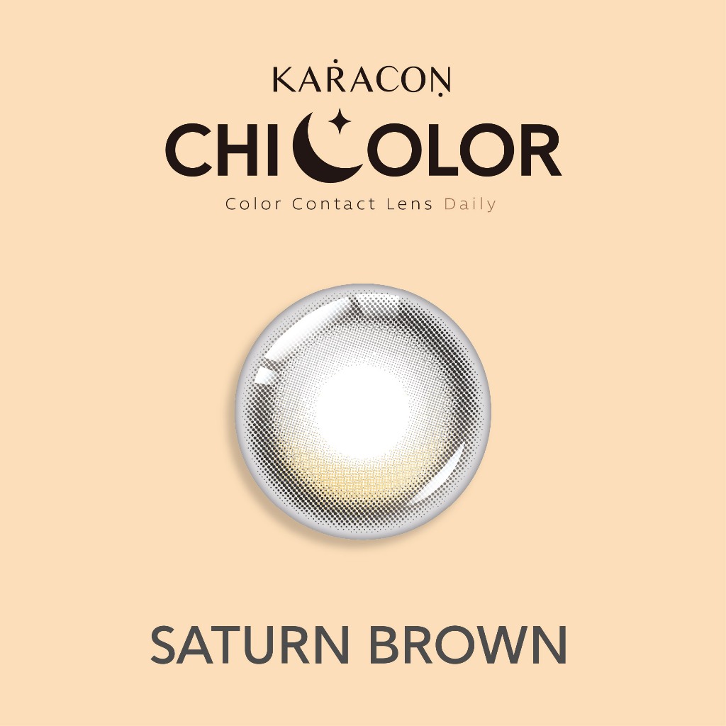[Lens 1 Ngày] Lens Highlight Khóa Trục KARACON CHICOLOR - #41 Saturn Brown (2 Chiếc)