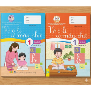 Sách - Combo 2 cuốn Vở Ô Li Có Mẫu Chữ - Đặng Thị Dung - Ndbooks
