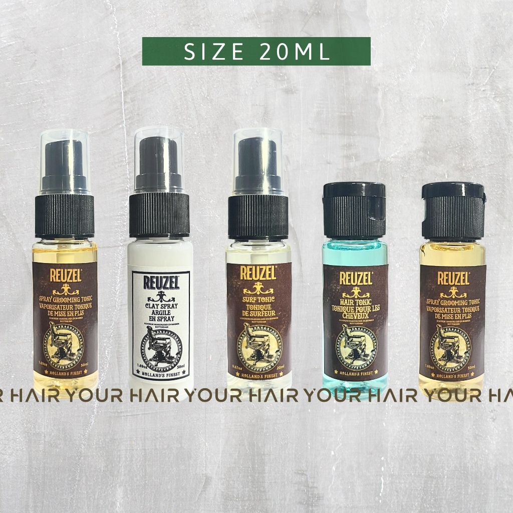 [Dùng thử] Xịt tăng độ phồng tóc Reuzel Grooming Tonic - Surf Tonic - Clay Spray - Hair Tonic | 20ml - 50ml - 100ml