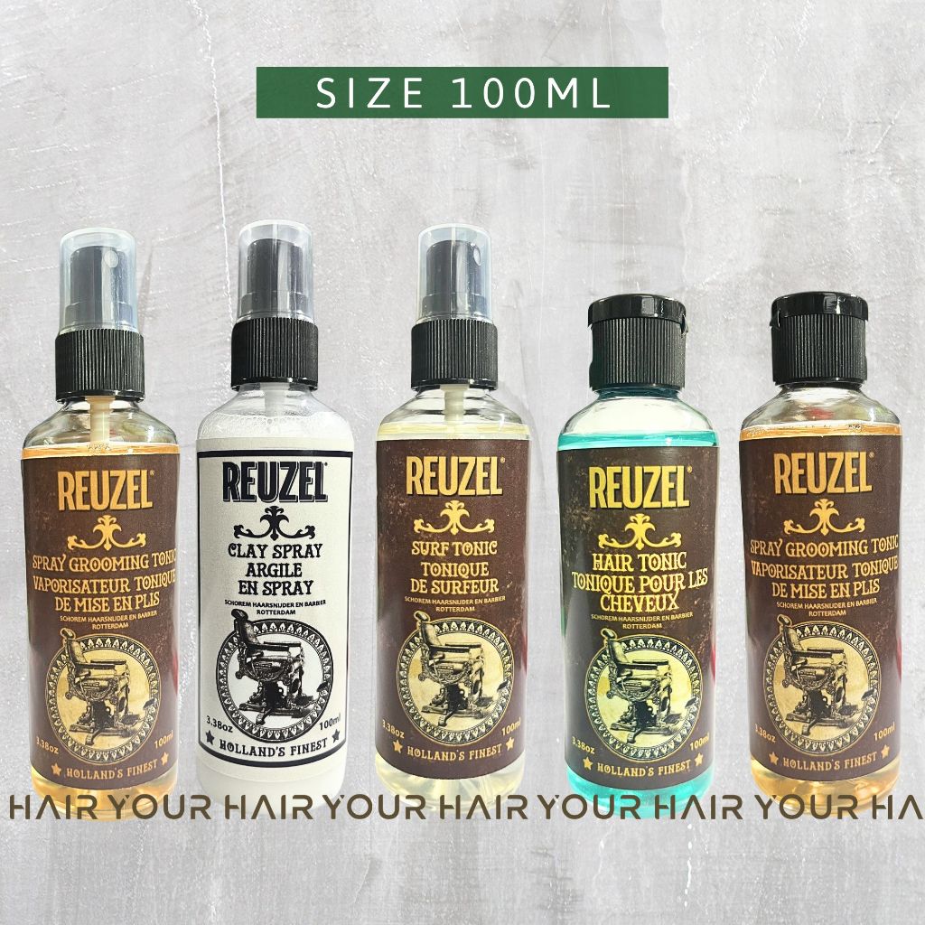 [Dùng thử] Xịt tăng độ phồng tóc Reuzel Grooming Tonic - Surf Tonic - Clay Spray - Hair Tonic | 20ml - 50ml - 100ml