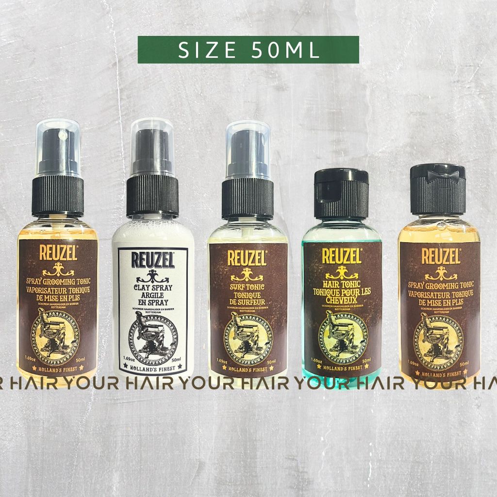 [Dùng thử] Xịt tăng độ phồng tóc Reuzel Grooming Tonic - Surf Tonic - Clay Spray - Hair Tonic | 20ml - 50ml - 100ml