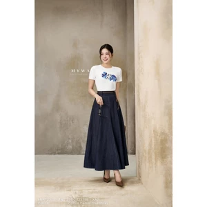 Áo Thun Nữ MY WAY Co Giãn In Hoa Corron Cao Cấp 6MAT2375