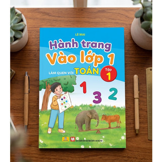 Sách - Combo 4 cuốn Vở Tập Viết Có Mẫu Chữ và Làm Quen Với Toán (Lê Mai) - ndbooks